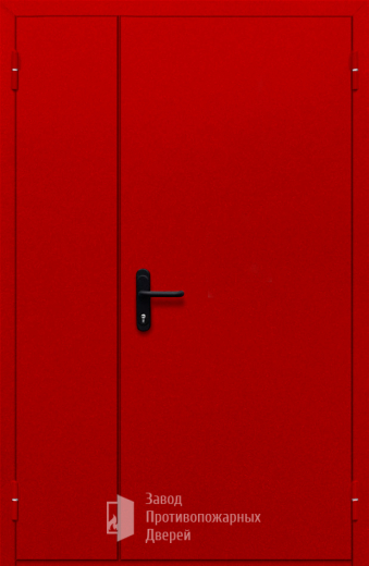Фото двери «Полуторная глухая (красная)» в Жуковскому