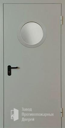 Фото двери «Однопольная с круглым стеклом EI-30» в Жуковскому