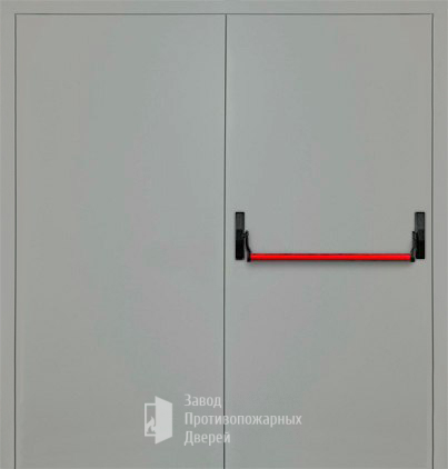 Фото двери «Двупольная глухая с антипаникой (1 створка) EI-30» в Жуковскому