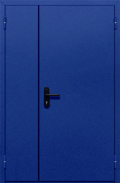 Фото двери «Полуторная глухая (синяя)» в Жуковскому