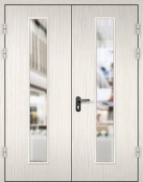 Фото двери «МДФ двупольная со стеклом №22» в Жуковскому
