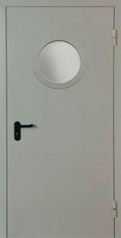 Фото двери «Однопольная с круглым стеклом EI-30» в Жуковскому