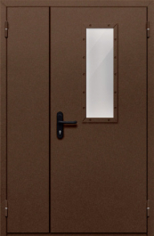 Фото двери «Полуторная со стеклом №28» в Жуковскому