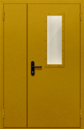 Фото двери «Полуторная со стеклом №25» в Жуковскому