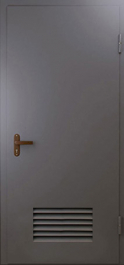 Фото двери «Техническая дверь №3 однопольная с вентиляционной решеткой» в Жуковскому